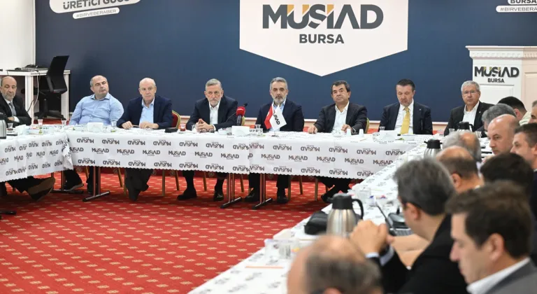 BTSO Başkanı Burkay MÜSİAD yönetimi ile buluştu
