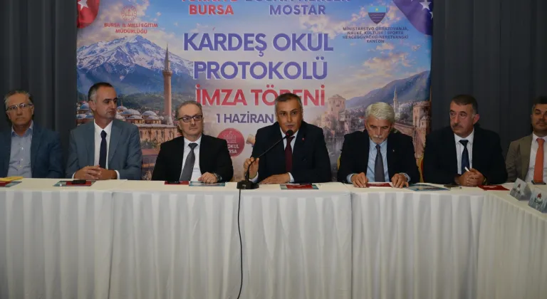 Bursa ile Mostar arasında eğitim köprüsü kuruldu