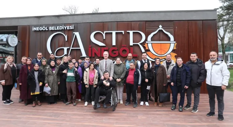Bursa İnegöl'de Başkan Taban engelli öğrencilerle kahvaltıda buluştu