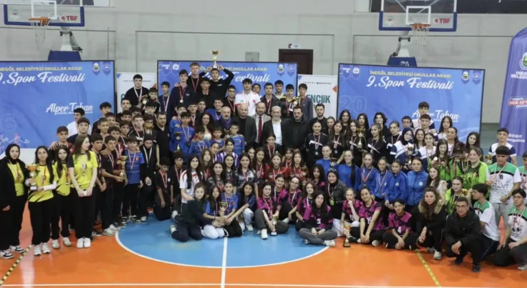 Bursa İnegöl'de puanlı atletizmde kupalar sahiplerini buldu