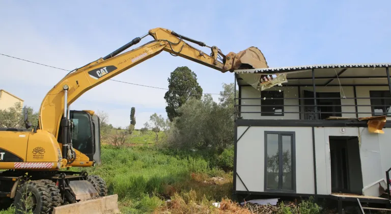 Bursa Nilüfer Gölyazı’da kaçak yapılara geçit yok