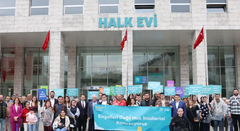 Bursa Nilüfer’de sloganlar engelleri aşmak için yükseldi