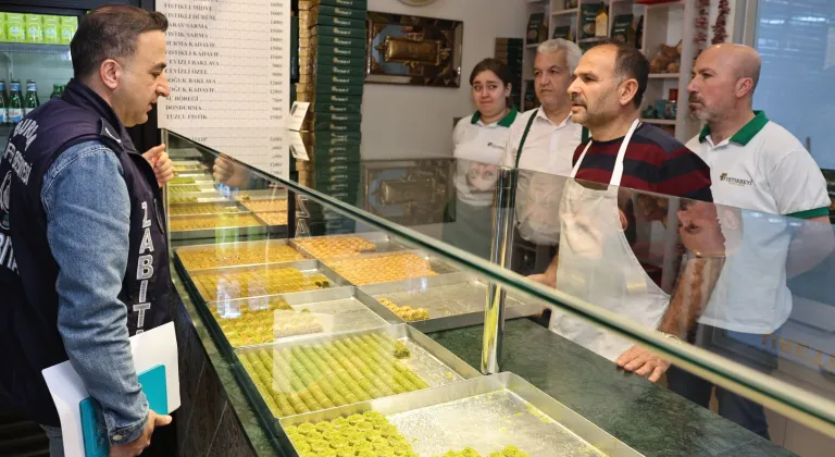 Bursa Nilüfer’de tatlı üreticilerine sıkı denetim