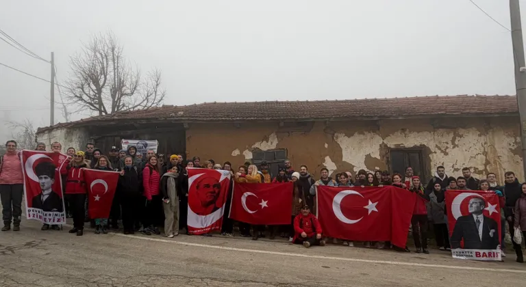 Bursa Nilüfer'den 18 Mart anısına doğa yürüyüşü