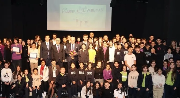 Bursa Nilüfer’in hikayesi çocukların fırçasında hayat buldu