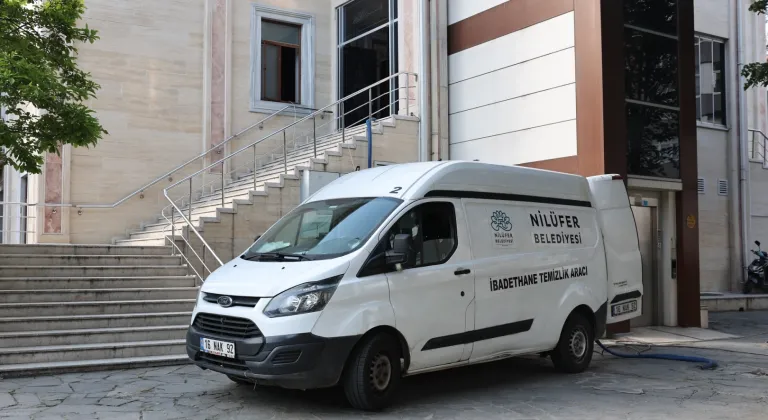 Bursa Nilüfer’in ibadethanelerinde bahar temizliği
