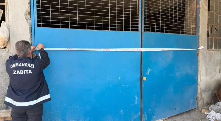 Bursa Osmangazi’de tehlikeli atık döken araca ağır ceza