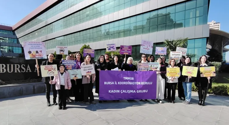 Bursa'da BAOB Özgürlük Meydanı'nda 8 Mart