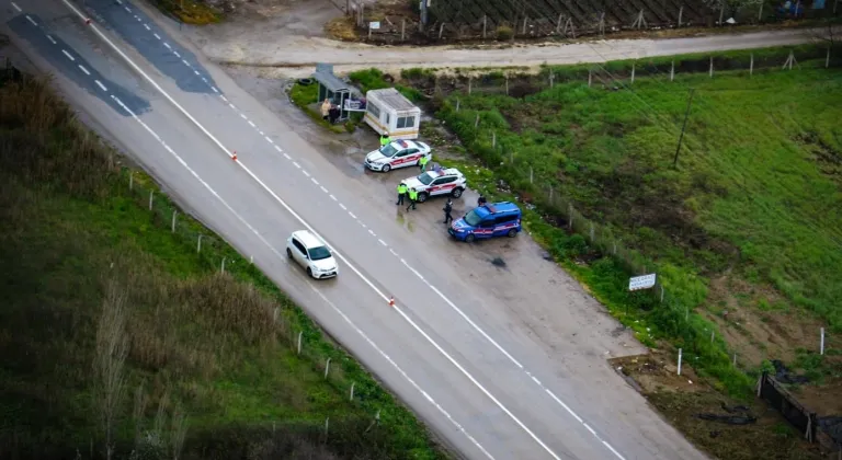 Bursa'da Jandarma havadan ve karadan denetimleri artırdı