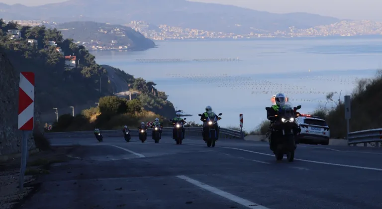 Bursa’da Jandarmadan motosiklet sürüş eğitimi tamamlandı