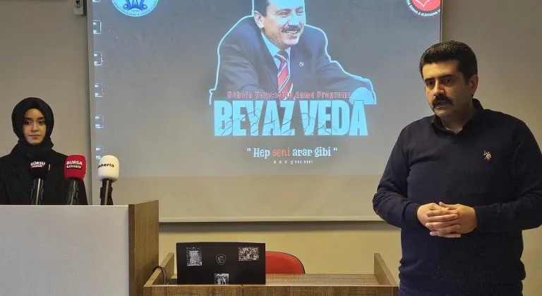 Bursa’da Muhsin Yazıcıoğlu “Beyaz Veda” programıyla anıldı