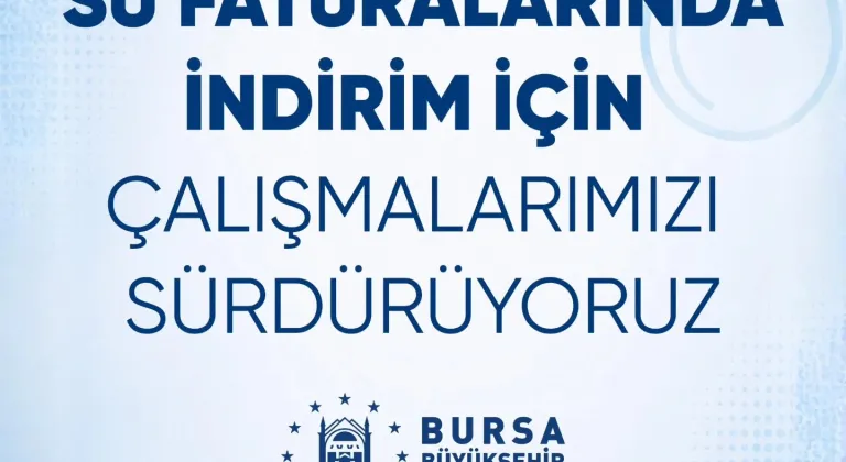 Bursa’da suya indirim geliyor