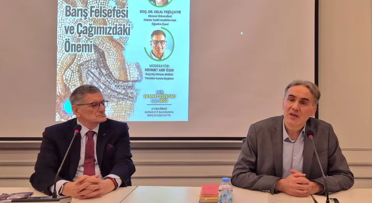 BUSİAD Felsefe Söyleşilerinde 'barış' konuşuldu
