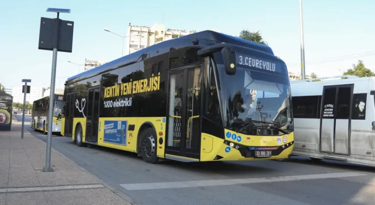 Büyükşehir’den Mersin Ulaşımına 18 Elektrikli Otobüsle Çevreci Adım