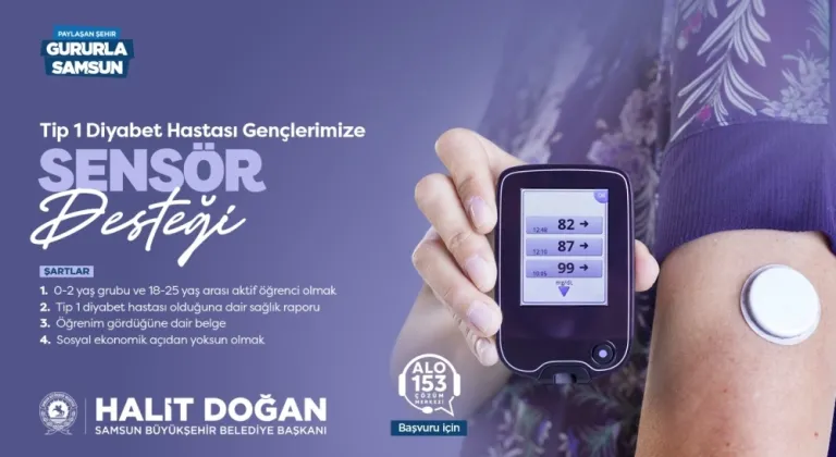 Büyükşehir’den Tip 1 Diyabet hastası gençlere destek