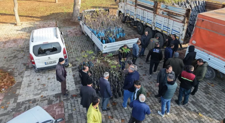 Büyükşehir’den Üreticilere Binlerce Fidan Desteği