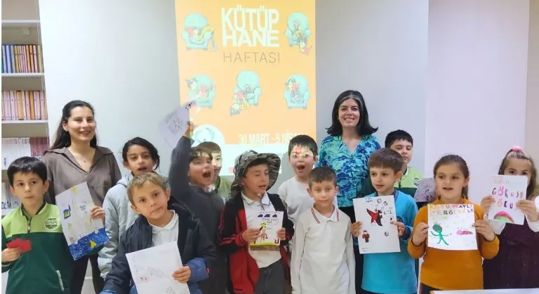 Çanakkale'de miniklerin kütüphane coşkusu