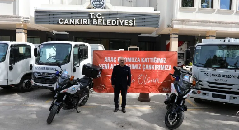 Çankırı Belediyesi yeni araç sayısı 100’ü aştı