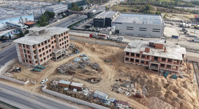 Çayırova’da mesleki eğitim projesinde kaba inşaat tamamlandı