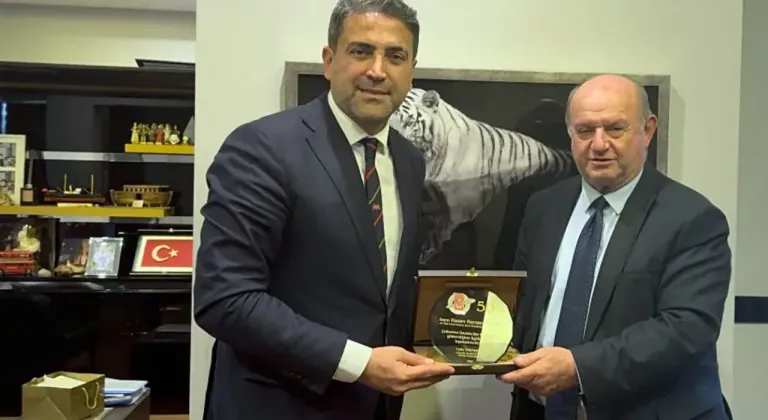 ÇGC’den Berzan Toprak’a plaket