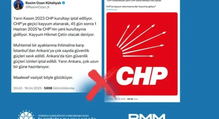CHP’ye Kayyum Atanacağına Dair İddialar Asılsız!