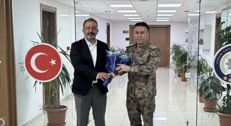 Çorum Belediyesi’nden Polis Haftası ziyareti