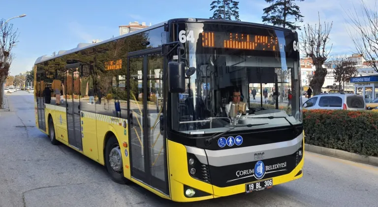 Çorum’da bayramda toplu taşıma ücretsiz