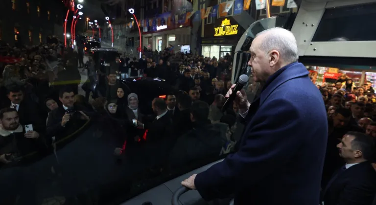 Cumhurbaşkanı Erdoğan memleketi Rize'de