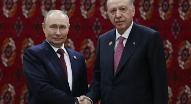 Cumhurbaşkanı Erdoğan, Putin'le görüştü