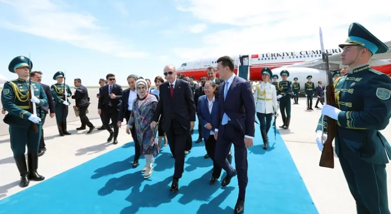 Cumhurbaşkanı Erdoğan Türkistan'da