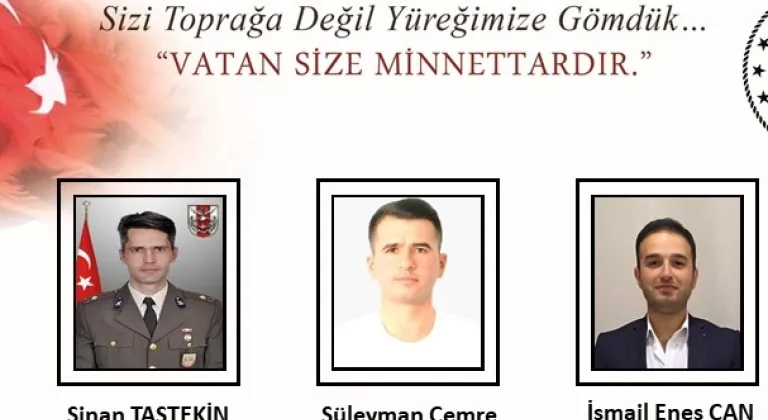 Cumhurbaşkanı Erdoğan’dan helikopter kazasındaki şehitlere taziye mesajı