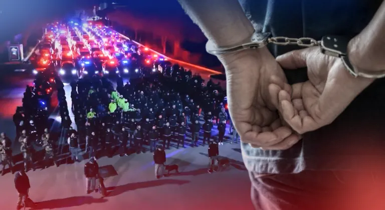 Cumhuriyet tarihinin en büyük narkotik operasyonu: 641 gözaltı