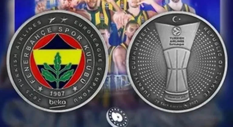 Darphane’den Fenerbahçe 2025 Euroleague Şampiyonluk Hatıra Parası









