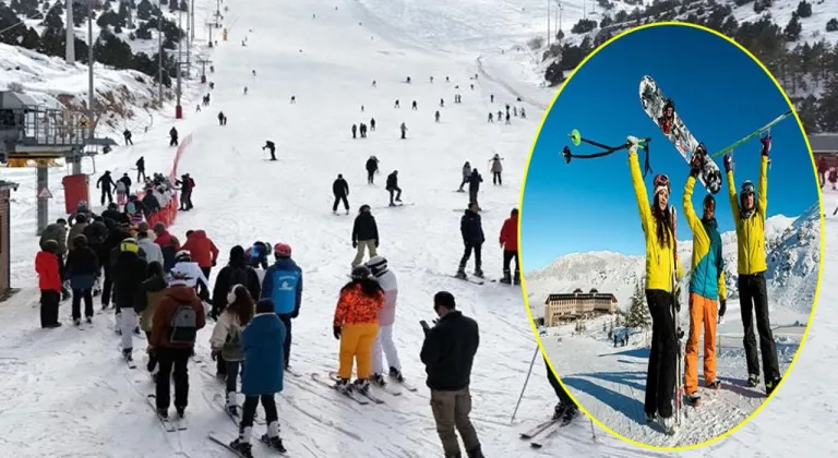 Davraz kayak merkezi’nde kış sezonu 14 Ocak’ta açılıyor