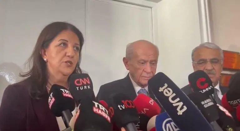 DEM Parti Heyeti, Bahçeli ile TBMM’de görüştü