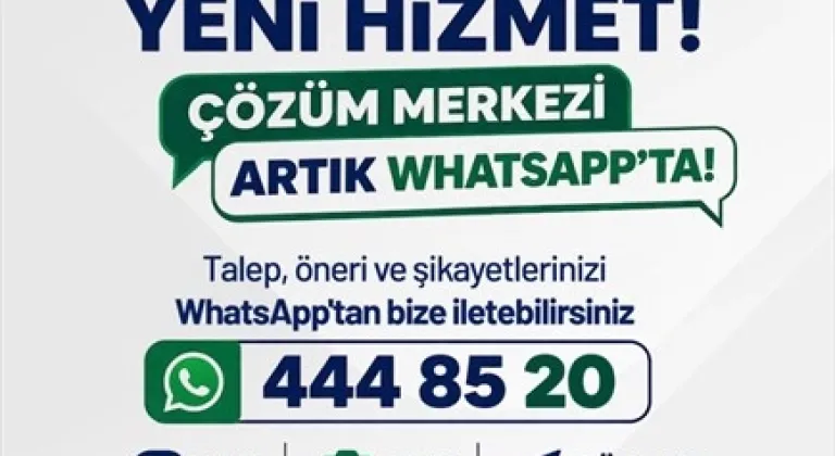 Denizli Büyükşehir Belediyesi WhatsApp Çözüm Merkezi’ni hizmete açtı