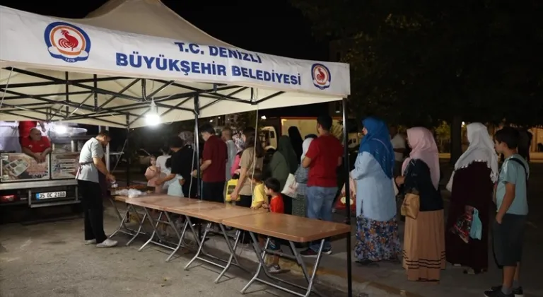 Denizli Büyükşehir, Mevlid Kandili’nde Lokma Dağıttı