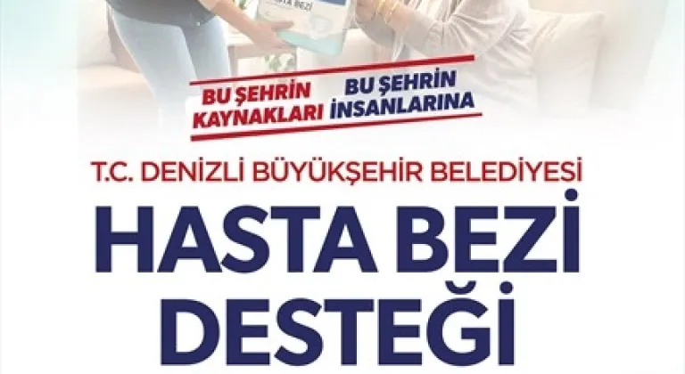 Denizli’de Hasta Bezi Yardımı Devam Ediyor