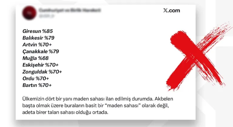 DMM: Maden sahası iddiaları gerçeği yansıtmıyor