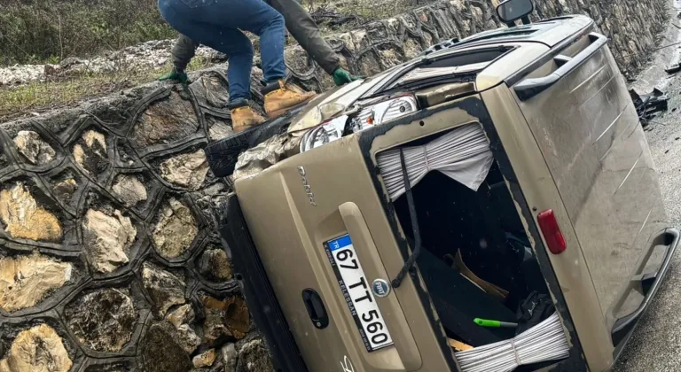 Düzce Akçakoca'da trafik kazası: 1 yaralı