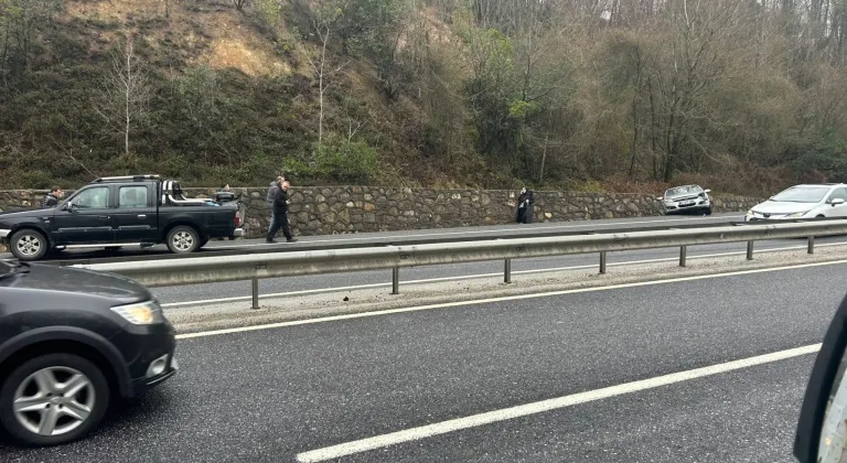 Düzce Akçakoca’da zincirleme trafik kazası