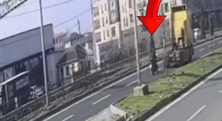 Düzce'de motosiklet tıra arkadan çarptı: 1 yaralı