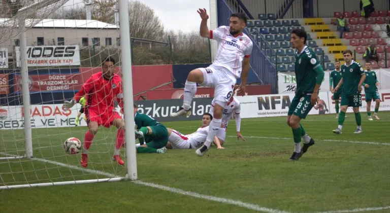 Düzcespor gençlerle Giresunspor’u 2-1 mağlup etti