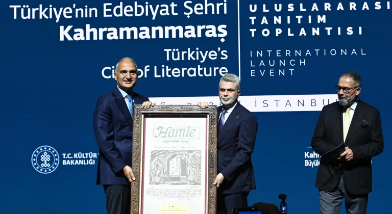 'Edebiyat Şehri' unvanlı ilk Türk şehri Kahramanmaraş İstanbul'da tanıtıldı