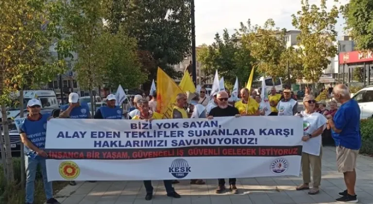 Edirne Keşan’da KESK’ten güçlü tepki!