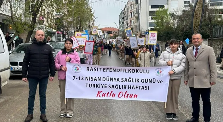Edirne Keşan'da sokaklar sağlık için hareketlendi