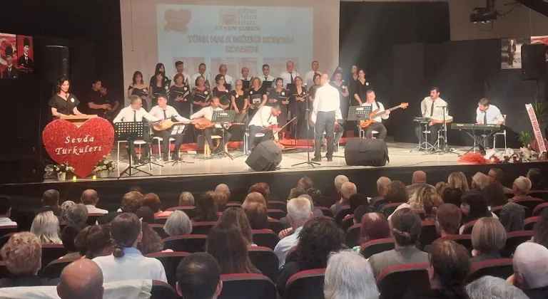 Edirne Keşan'da türkü dolu gece