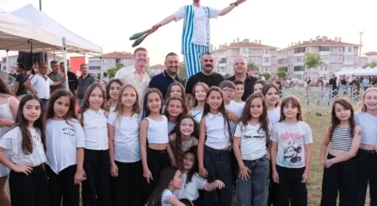Edirne Uzunköprü’de Çocuklar Festivale Akın Etti