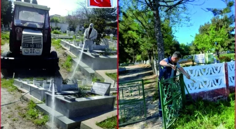 Edirne'de mezarlıklar tamamen yenilendi