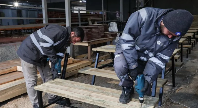 Emekle Üretilen Kent Mobilyaları Şehre Katma Değer Sağlıyor